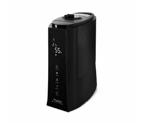 Airbi TWIN Ultradźwiękowy nawilżacz powietrza z jonizatorem i opcją aromaterapii czarny / 30W / 5 l / 120-350 ml-h 