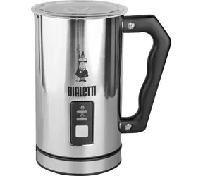 Bialetti Elektryczny spieniacz do mleka srebrny / spieniacz do mleka / 500 W / 240 ml / stal nierdzewna
