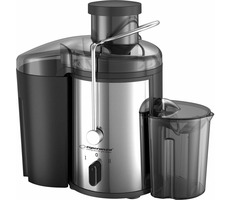 Esperanza EKJ002 Wyciskarka do marchwi srebrno-czarna / 500 W / pojemność pojemnika na odpady 1,5 l / pojemność pojemnika na sok 0,45 l