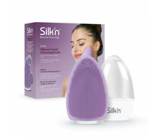 Silk&#39;n Jasny fiolet / płyn do mycia twarzy / 7 prędkości / do 8000 wibracji na minutę.