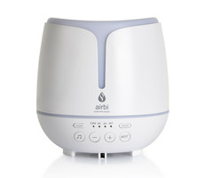 Dyfuzor zapachowy Airbi SONIC biały / oświetlenie LED i głośnik BT / 300 ml 