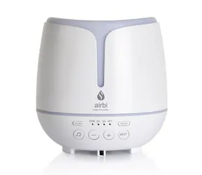 Dyfuzor zapachowy Airbi SONIC biały / oświetlenie LED i głośnik BT / 300 ml 