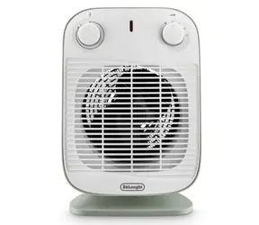 DeLonghi HFS 50B20.GR zielony / wentylator na gorące powietrze / 850-2000 W / 3 poziomy / IP21 / pomieszczenie do 60 m-3