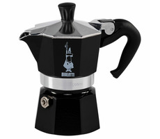 Bialetti Moka Express dzbanek do mokki na 1 filiżankę 50 ml czarny