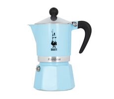 Bialetti Rainbow dzbanek do mokki na 3 filiżanki 150 ml niebieski