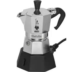 Bialetti Moka Elettrika elektryczny dzbanek do moki na 2 filiżanki 90 ml srebrny