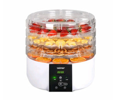 Zelmer ZFD1005 biały / suszarka do żywności / 520 W / 4 płyty / pojemność 10 kg