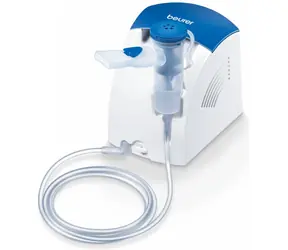 Inhalator kompresorowy BEURER IH 26 /ciśnienie do 1,45 bar / 0,3 ml-min / akcesoria / po sprzedaży