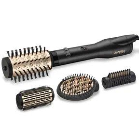 Babyliss AS970E czarno-złota / Lokówka na gorące powietrze / 650 W / 2 temperatury / 4 nasadki / jonizacja