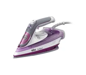 Braun SI5037VI fioletowy / żelazko parowe / 2700 W / 0,3L / system zapobiegający kapaniu / automatyczne wyłączanie 