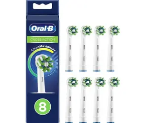 Oral-B EB 50-8 CrossAction biała (8 szt.) / zapasowa główka rotacyjna / do szczoteczki Oral-B Cross Action / po sprzedaży
