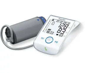 Ciśnieniomierz naramienny BEURER BM 85 / w pełni automatyczny / Bluetooth / pulsometr / wykrywanie arytmii / pamięć 2x60