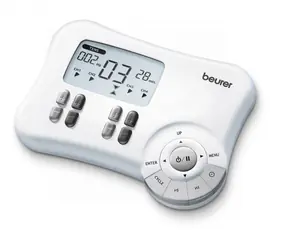 Elektrostymulator mięśni i nerwów BEURER EM 80 / 20 programów / timer / 8 elektrod (45x45mm)