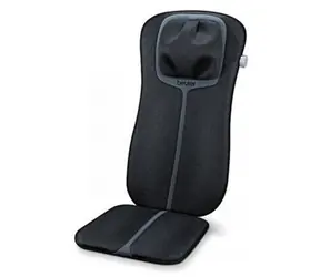 BEURER MG 254 Mata do masażu fotela Shiatsu / 4 głowice masujące / funkcja podgrzewania / czarna