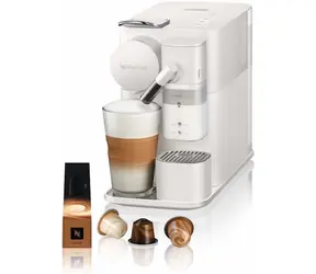 DeLonghi EN510.W Nespresso Lattissima One / Ekspres kapsułkowy / 1450 W / 19 bar / Nespresso / zbiornik 1 L / biały