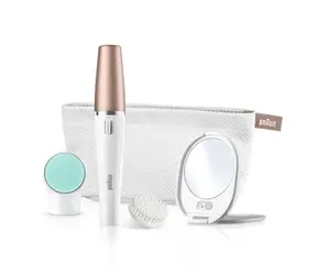 Rozpakowany - Braun FaceSpa 851V / system 3 w 1 / depilacja i oczyszczanie / biały / rozpakowany