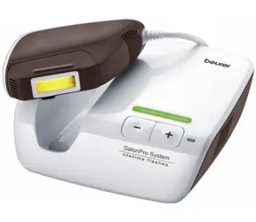BEURER IPL 10000+ / Depilator IPL / 6 poziomów intensywności / filtr UV / do 250 000 impulsów / biały