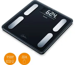 BEURER BF 400 czarna / waga diagnostyczna / LCD / BMI / max 200 kg 
