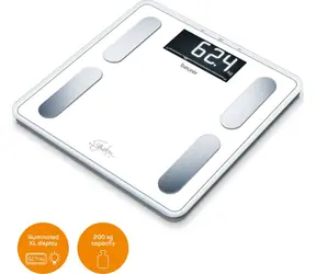 BEURER BF 400 biała / waga diagnostyczna / LCD / BMI / max 200 kg 