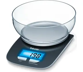 BEURER KS 25 / cyfrowa waga kuchenna / max. 3 kg / funkcja TARA / g/kg/oz/lb