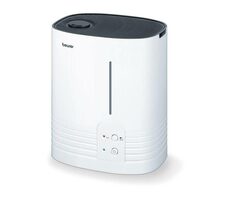 BEURER LB 55 biały / ultradźwiękowy nawilżacz powietrza / 365W / pomieszczenie do 50 m-2 / 9,6 l/24h / zbiornik na wodę 6 L