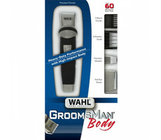 Wahl 9953-1016 GroomsMan Body / trymer wielofunkcyjny / szerokość ostrza: 30 mm / min. 1mm / 3 głowice / 4 przedłużki 