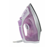 Esperanza EHI004 Tiul Ceramiczny fioletowo-biały / Żelazko parowe z płytą ceramiczną / 2400W
