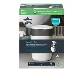 Tommee Tippee Sangenic Twist & Click biały / Kosz na pieluchy 