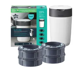 Kosz na pieluchy Tommee Tippee Twist & Click + 4 wkłady 