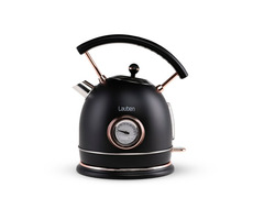 Czajnik elektryczny Lauben 17BC czarny / Czajnik / 1,8L / 2200 W / Podstawa obrotowa 360° / wskaźnik temperatury