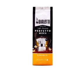 Bialetti Perfetto Moka Vanilia 250g / kawa mielona / 50% Arabica i 50% Robusta / ekstrakt waniliowy