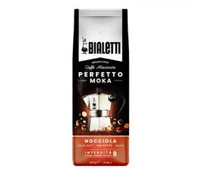 Bialetti Perfetto Moka Orzech Laskowy 250 g / kawa mielona / 80% Arabica i 20% Robusta 