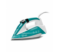Polti Vaporella Quick & Slide QS210 biało-zielony / Żelazko parowe / 2400W / 350 ml / para 40g-min / uderzenie pary 250g