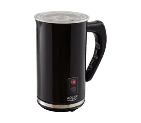 Adler AD 4478 czarny / Spieniacz i podgrzewacz do mleka / 500W