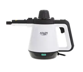 Adler AD 7038 biały / Odkurzacz parowy / 1500W / 13 akcesoriów / 450 ml 