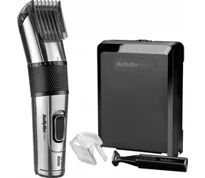 Babyliss E977E / Maszynka do strzyżenia / 24 ustawienia długości / czas pracy 60 minut / srebrny