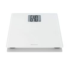 Medisana PS 470 biała / waga osobista / dla osób XL / wyświetlacz LCD / nośność do 250 kg / szkło hartowane (6mm)