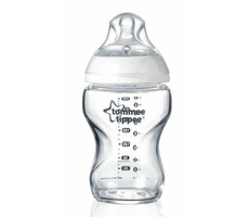 Tommee Tippee Butelka dla niemowląt C2N 250ml szklana / od 0 miesięcy