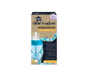 Butelka dla niemowląt Tommee Tippee C2N ANTI-COLIC Boy 260ml / od 0 miesięcy