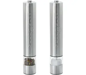 ProfiCook PSM 1031 stal nierdzewna / Młynki do soli i pieprzu / 4X baterie AA / 2 szt.