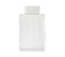 Childhome Pościel dziecięca 2-częściowa Jersey Gold Dots / łóżeczka 120x60 cm i 140x70 cm