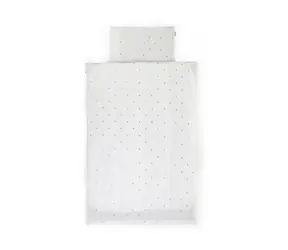 Childhome Pościel dziecięca 2-częściowa Jersey Gold Dots / łóżeczka 120x60 cm i 140x70 cm