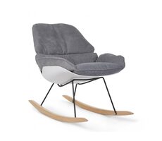Childhome Fotel bujany Biały Szary / 101 x 69 x 79 cm