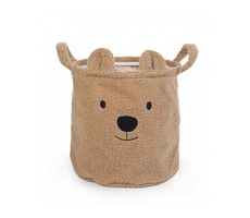 Childhome Kosz na zabawki Teddy 30x30x30 cm