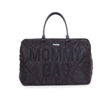 Childhome Torba do przewijania Mommy Bag Puffered Black / 55 x 30 x 40 cm / ładowność 5 kg