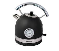 Orava Hiluxe 5 czarny / Szybkowar z termometrem analogowym / 1850-2200W / 1,8 L / stal nierdzewna