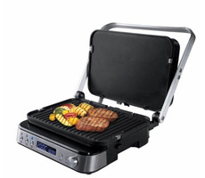 Orava Grillchef 3 czarny / Grill elektryczny / 2000W / temperatura od 80°C do 230°C