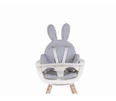 Childhome Poduszka siedziska do krzesła dziecięcego Rabbit Jersey Grey