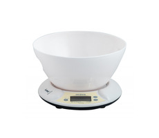 Orava EV-2 biała / Cyfrowa waga kuchenna / LCD / max. waga 5 kg
