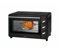 Clatronic MBG 3728 czarny / piekarnik wielofunkcyjny / 1500W / 30 l / timer 